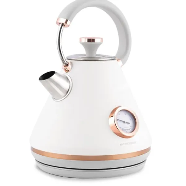 Elkedel>Elkedel med termometer 1,7L Berdsen BD-701 hvid