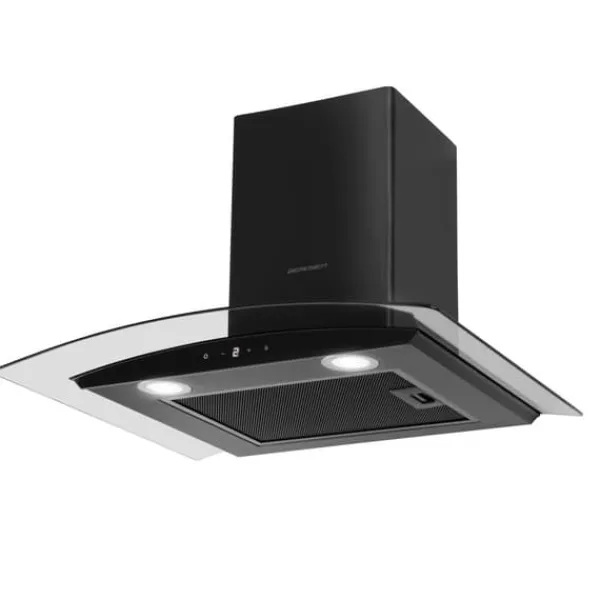 Emhætter>Emhætte 60 cm Sort Berdsen BT-216