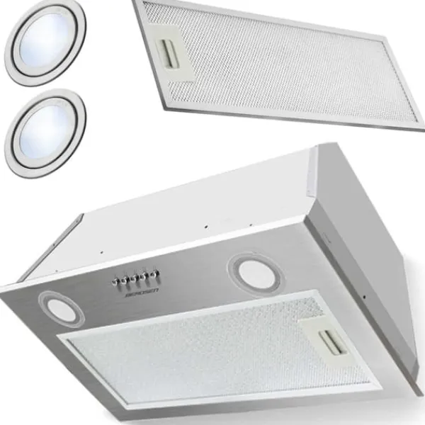Emhætter>Emhætte til underskab 60 cm Inox BE-50