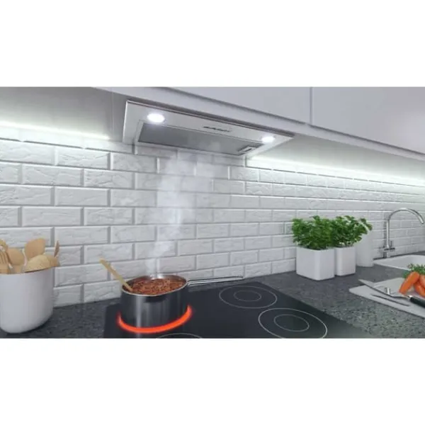 Emhætter>Emhætte til underskab 60 cm Inox BE-50