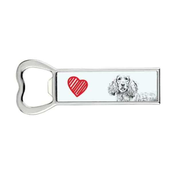 Cocktailshakers & Drinkudstyr>Engelsk Cocker Spaniel - flaskeåbner med en hund, personlig køleskabsåbner, unik gave til en mand fra Art-Dog