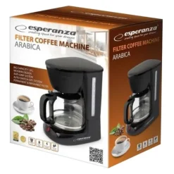 Esperanza - Kaffemaskine med indbygget kaffefilter 1,8 L Clearance