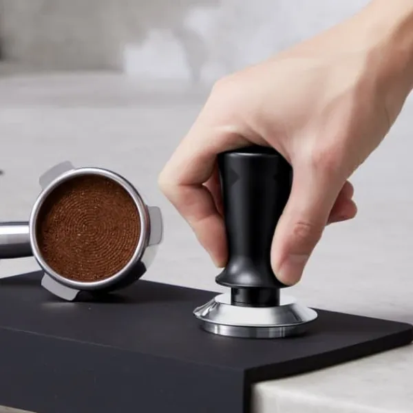 Kaffemaskiner Til God Kaffe>Espresso Tamper 51mm, Rustfrit Stål Kaffe Tamper, med Fjederfunktion