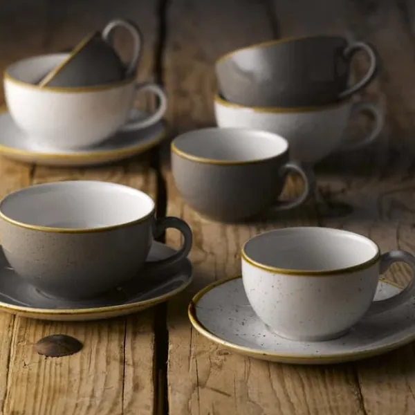 Kaffe- & Teservicer>Espresso-underkop Stonecast Barley White 118 mm