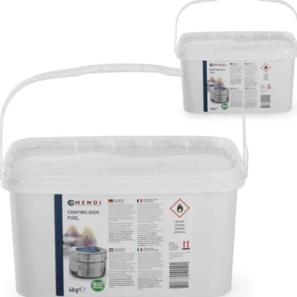 Ethanolpasta til cateringvarmere - sæt med 2 x 4 kg - Hendi 190029 Online