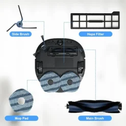 Robotstøvsugere>Eufy X10 Pro Omni Robotstøvsuger tilbehørssæt