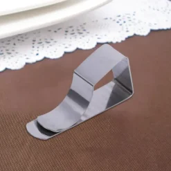 europæisk stil justerbar dugklemme i rustfrit stål til hjemmefest picnicborddæksel Outlet
