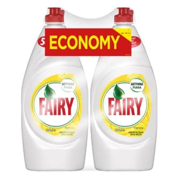 Procter & Gamble Rengøringsmiddel>Fairy citron opvaskemiddel 2x900ml