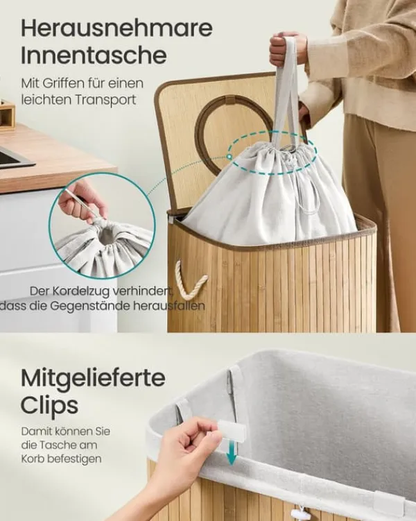 Flaskeindsamlingsbeholder, 40,5x40,5x61 cm, Beige Best
