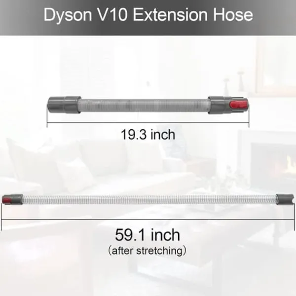 Fleksibel forlængerslange til Dyson V7 V8 V10 V11 V15 Støvsugertilbehør Vakuumrør Teleskopisk forlængerslangerør Clearance