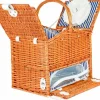 Viking Choice Flettet picnickurv XL 4 personer + service & termopose Best
