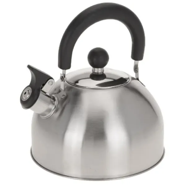 Elkedel>Fløjtekedel 2,5L rustfrit stål/sort