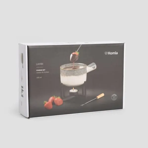 Fonduesæt>Fonduesæt | LAMBI | med varmer | 0,5 l | 719776
