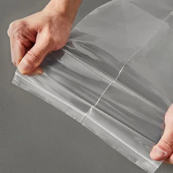 Opbevaringsposer Til Hjemmet>Forseglbare PE-plastposer med lynlås i megastørrelse 60x40 cm - 100 stk