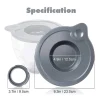 Skålelåg>Forseglingslåg til KitchenAid K5GB 5 Quart glasrøreskål
