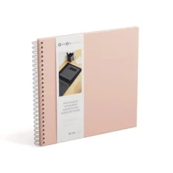 Fotoalbum Dusty Pink med vita blad 35x31,5cm Bigso Box of Sweden Best