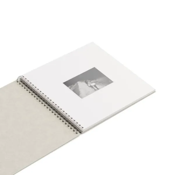 Fotoalbum Linen med vita blad 35x31,5cm Bigso Box of Sweden Discount