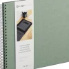 Fotoalbum Soft Teal med svarta blad 35x31,5cm Bigso Box of Sweden Hot