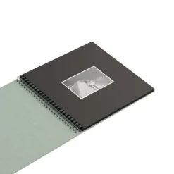 Fotoalbum Soft Teal med svarta blad 35x31,5cm Bigso Box of Sweden Hot