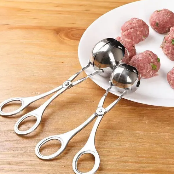 Frikadelletænger / scoop til frikadeller, 2-pak med 2 størrelser New