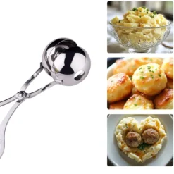 Frikadelletænger / scoop til frikadeller, 2-pak med 2 størrelser New