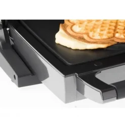 Vaffeljern>Fritel 142355 Bageplader Hjerteform Aluminium/Sort