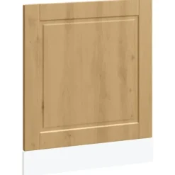 Frontpanel til opvaskemaskine i egetræ - 60x1,5x67 cm | Farve: Egetræsfarvet Discount