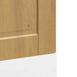 Frontpanel til opvaskemaskine i egetræ - 60x1,5x67 cm | Farve: Egetræsfarvet Discount