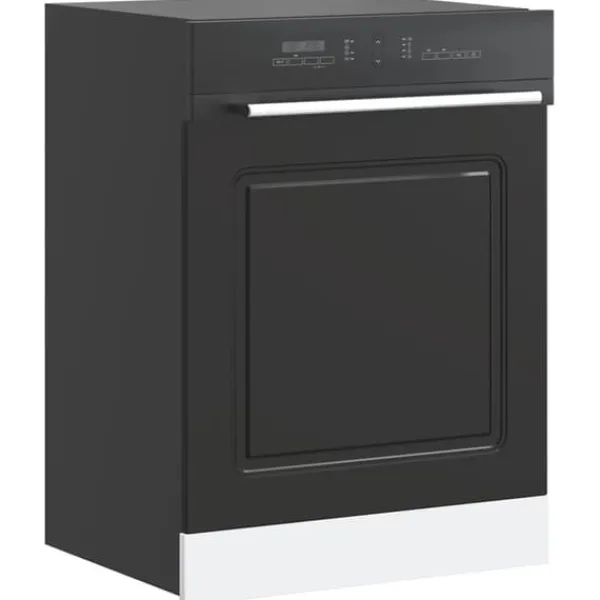 Opvaskemaskiner>Frontpanel til opvaskemaskine - Kalmar | Størrelse: 60x1,5x67 cm | Farve: Sort