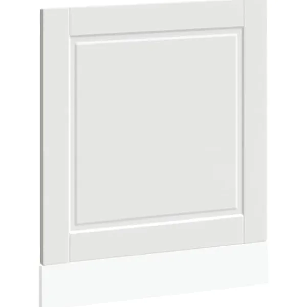 Opvaskemaskiner>Frontpanel til opvaskemaskine - Tidløst design i konstrueret træ | Størrelse: 60x1,5x67 cm | Farve: Hvid