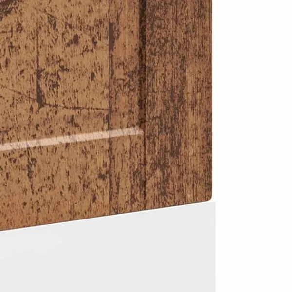 Opvaskemaskiner>Frontpanel til opvaskemaskine - Antikt træ | Størrelse: 60x1,5x67 cm