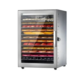 Frugt Dehydrator, 12 Lags Kapacitet, 20°-90° Temperaturkontrol,220V, lysegul Online