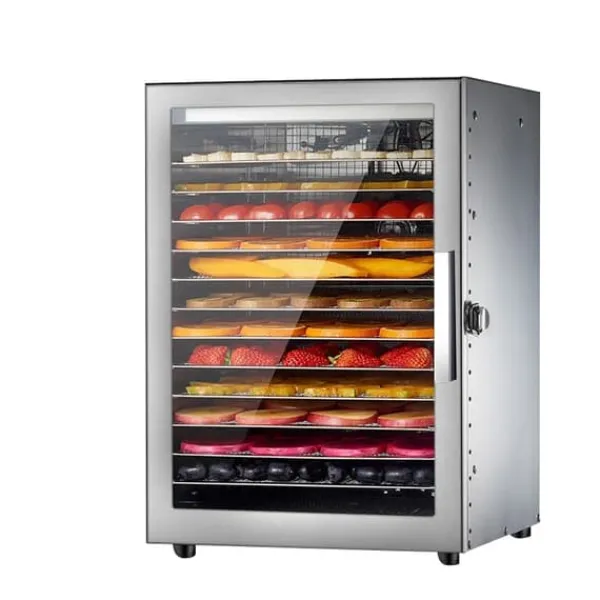 Frugt Dehydrator, 12 Lags Kapacitet, 20°-90° Temperaturkontrol,220V, lysegul Online