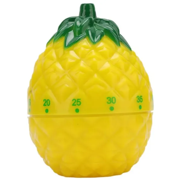 Æggeure>Frugtform Cute Style køkkentimer - Kompakt mekanisk timer til hjemmet - 6,4x6,4x8,7cm