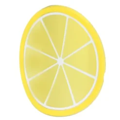 Frugtformet Coaster Bordservice Dækkeserviet Silikone Kop Drikkeholder Måtte Køkkentilbehør Citron Hot