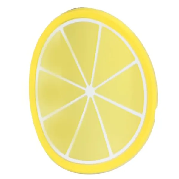 Frugtformet Coaster Bordservice Dækkeserviet Silikone Kop Drikkeholder Måtte Køkkentilbehør Citron Hot