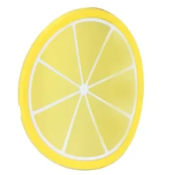 Frugtformet Coaster Bordservice Dækkeserviet Silikone Kop Drikkeholder Måtte Køkkentilbehør Citron Hot