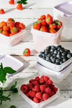 Smartstore Frysburk 2 pack x 1,2 L Lavendel Hot