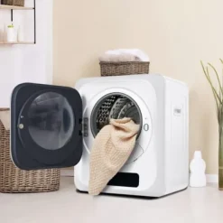 Tørretumblere>Fuleadture vægmonterbar tørretumbler 3 kg (faktisk 4 kg) 850W med 6 programmer og multifunktioner