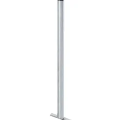Galvaniseret stålstolpe til gadeaffaldsbeholder 60x1200mm Best