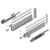 GAMET BOX2 skuffe, firkantet skinne, høj, hvid, 450 mm Online