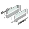 GAMET BOX2 skuffe, glasplade, høj, hvid, 350 mm New