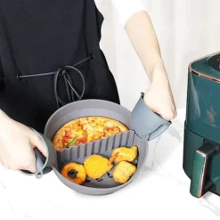 Genanvendelig form til airfryer - grå Discount