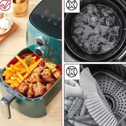 Genanvendelig form til airfryer - grå Discount