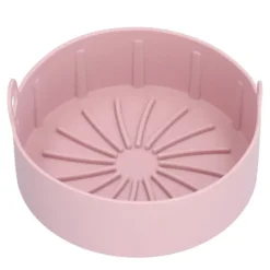 Genanvendelig Silikone Gryde Udskiftning Køkken El Friture Kurv Bakke Tilbehør 20℃220℃ (16cm Pink) Clearance