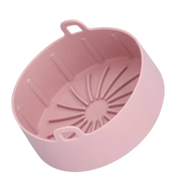 Genanvendelig Silikone Gryde Udskiftning Køkken El Friture Kurv Bakke Tilbehør 20℃220℃ (16cm Pink) Clearance