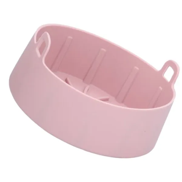 Genanvendelig Silikone Gryde Udskiftning Køkken El Friture Kurv Bakke Tilbehør 20℃220℃ (16cm Pink) Clearance