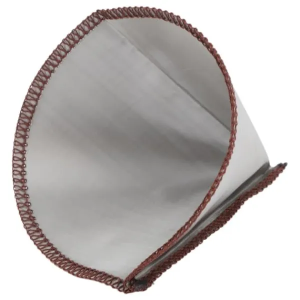 Genanvendeligt kaffefilter kegleform Finfiltrering 304 rustfrit stål, papirløst mesh-kaffefilter S til 1 til 2 kopper Discount