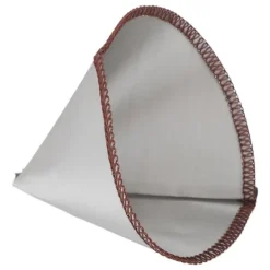 Genanvendeligt kaffefilter kegleform Finfiltrering 304 rustfrit stål, papirløst mesh-kaffefilter S til 1 til 2 kopper Discount