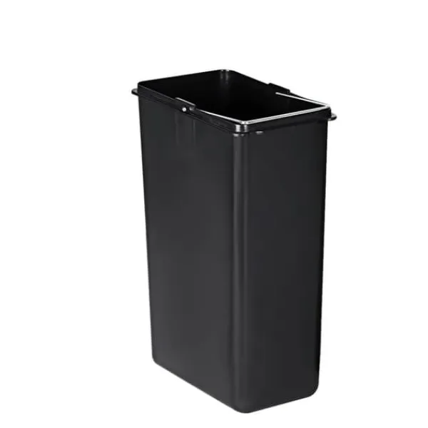 Affaldssorteringsspande>Genbrugsspand, 60,5x36,5x56,5 cm, Sølv, Sort